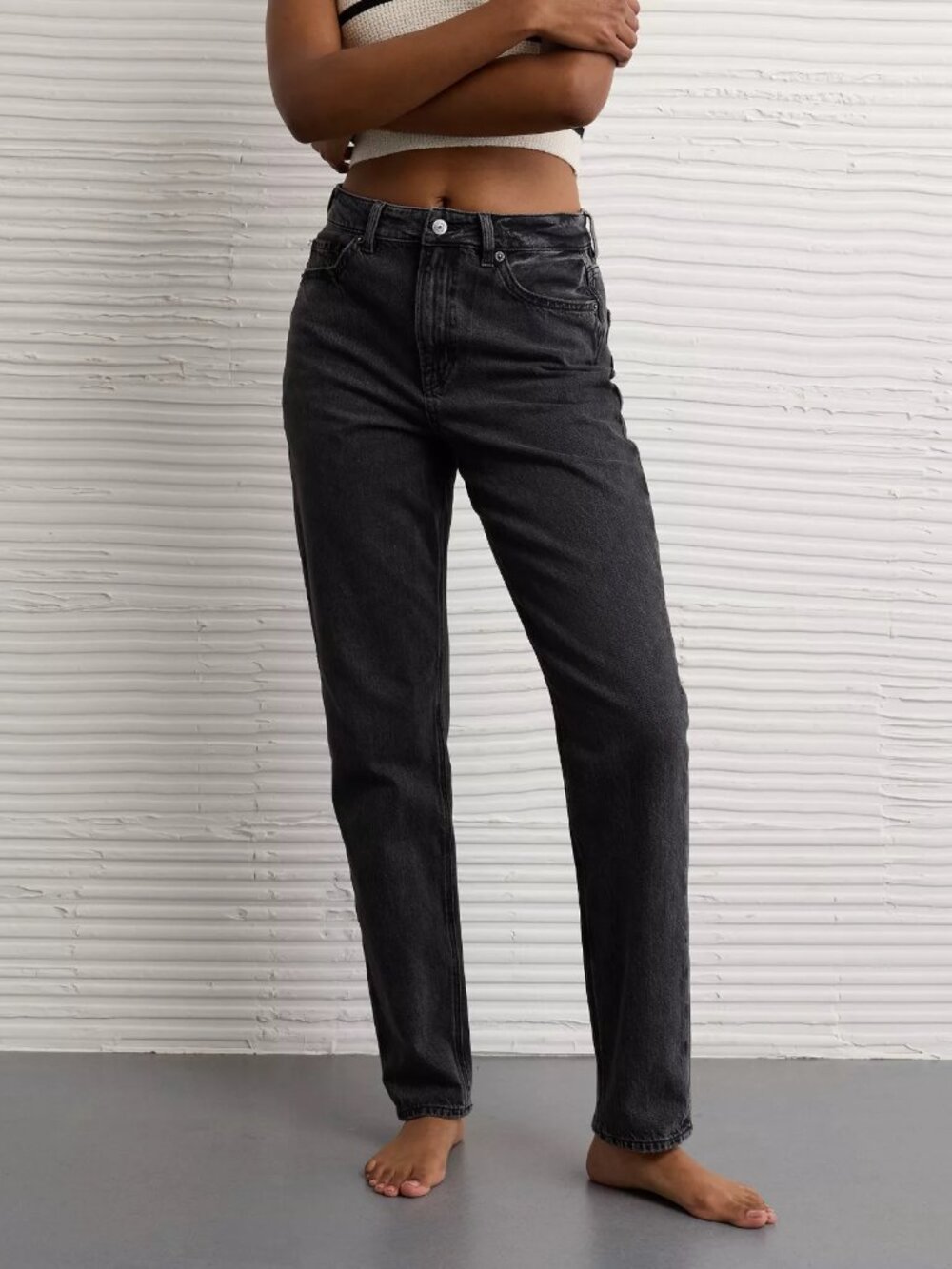American Eagle High Waist Mom Jeans 16 Long